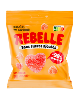 Bolsa Corazones melocotón