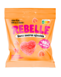 Bolsa de corazones de melocotón