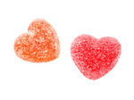 Corazones de melocotón